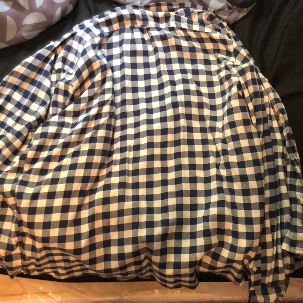 Striped button up